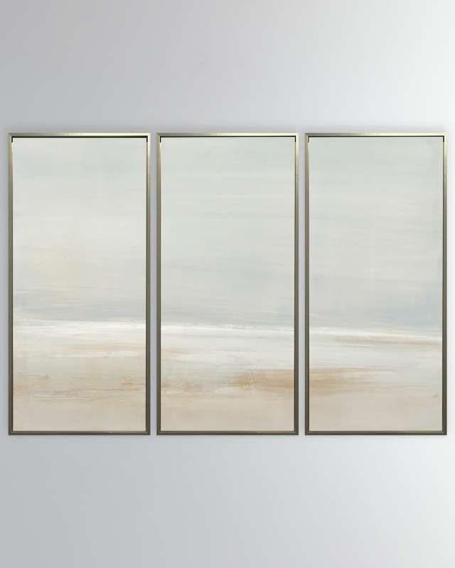 "Fading Sands" Giclee Triptych on Canvas by Carol Benson-Cobb